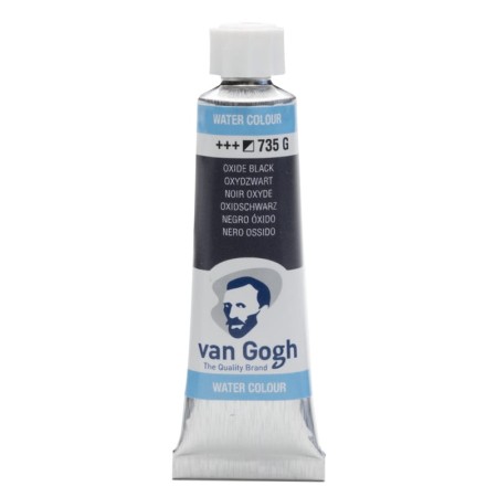 Farba akwarelowa VAN GOGH 10 ml (735 - Oxide Black)