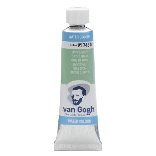 Przejdź do produktu Farba akwarelowa VAN GOGH 10 ml (748 - Davy's Grey)
