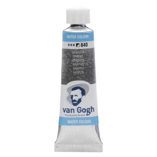Przejdź do produktu Farba akwarelowa VAN GOGH 10 ml (840 - Graphite)