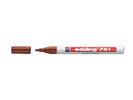 Marker olejowy EDDING 751 (brązowy)