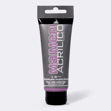 Farba akrylowa MAIMERI Acrilico 200 ml (462 - Permanent Violet Reddish Light)