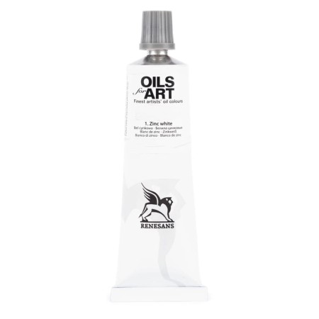 Farba olejna RENESANS 140 ml (01 - biel cynkowa)