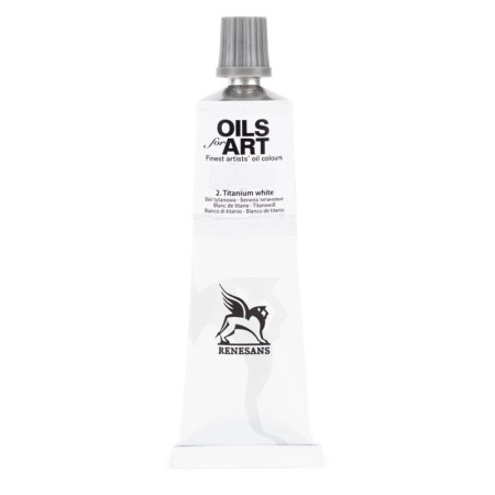 Farba olejna RENESANS 140 ml (02 - biel tytanowa)