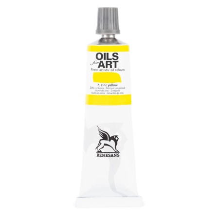 Farba olejna RENESANS 140 ml (07 - żółta cynkowa)