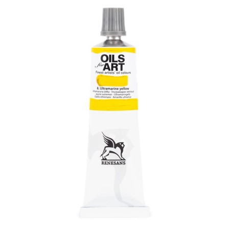 Farba olejna RENESANS 140 ml (08 - ultramaryna żółta)