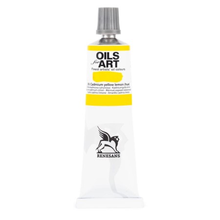 Farba olejna RENESANS 140 ml (09 - żółta kadmowa cytrynowa)