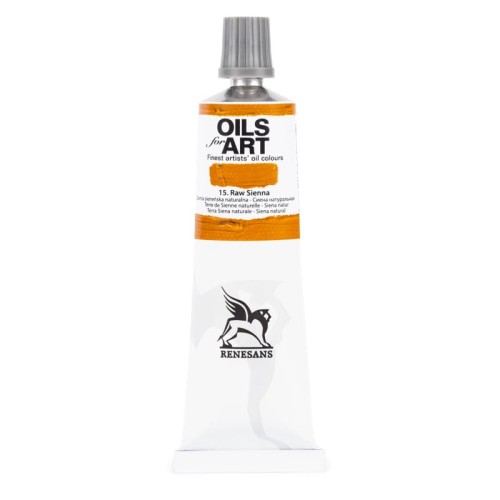 Przejdź do produktu Farba olejna RENESANS 140 ml (15 - ziemia sieneńska naturalna)