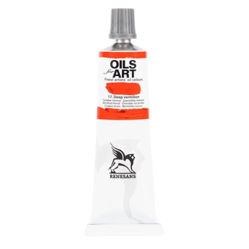 Przejdź do produktu Farba olejna RENESANS 140 ml (17 - cynober ciemny)