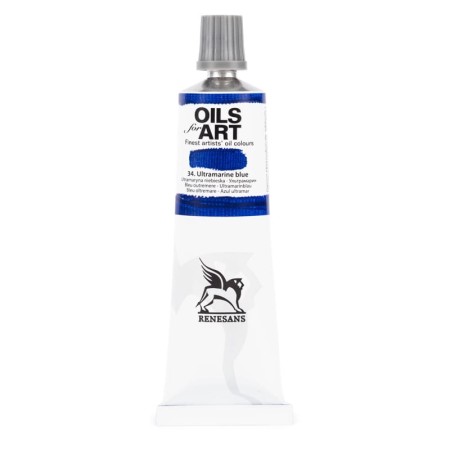 Farba olejna RENESANS 140 ml (34 - ultramaryna niebieska)