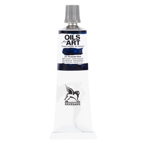 Przejdź do produktu Farba olejna RENESANS 140 ml (35 - błękit pruski)