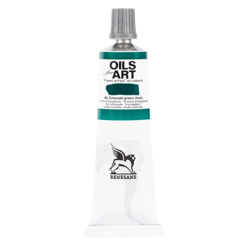 Przejdź do produktu Farba olejna RENESANS 140 ml (40 - zieleń szmaragdowa)