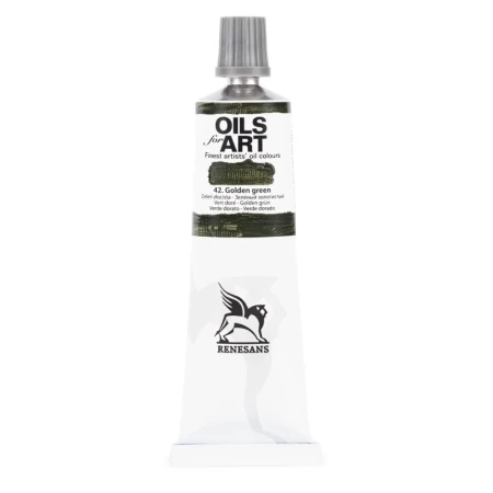 Farba olejna RENESANS 140 ml (42 - zieleń złocista)