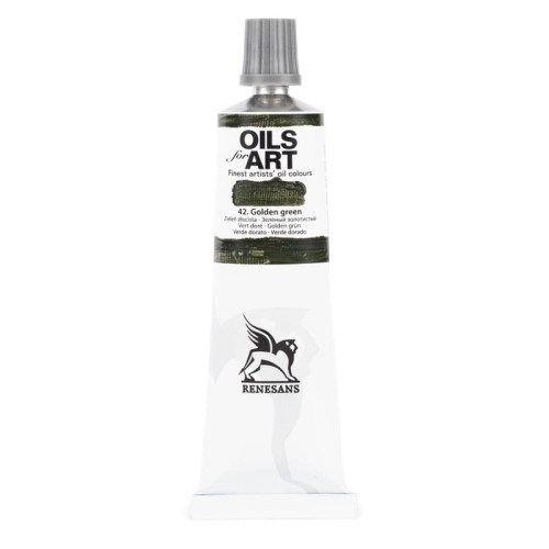 Przejdź do produktu Farba olejna RENESANS 140 ml (42 - zieleń złocista)