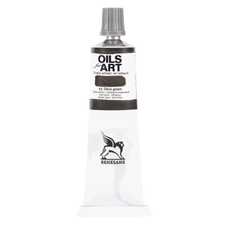 Farba olejna RENESANS 140 ml (43 - zieleń oliwna)
