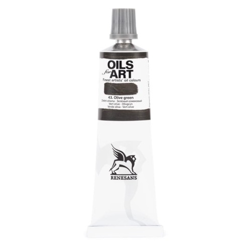 Przejdź do produktu Farba olejna RENESANS 140 ml (43 - zieleń oliwna)