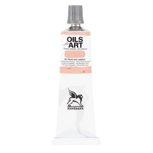 Przejdź do produktu Farba olejna RENESANS 140 ml (58 - tinta cielista czerwona)