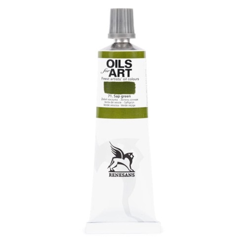 Przejdź do produktu Farba olejna RENESANS 140 ml (71 - zieleń soczysta)