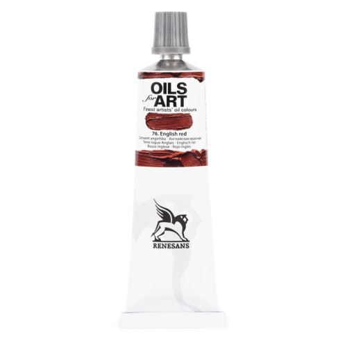 Przejdź do produktu Farba olejna RENESANS 140 ml (76 - czerwień angielska)