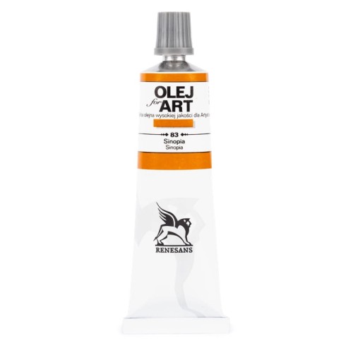 Przejdź do produktu Farba olejna RENESANS 140 ml (83 - sinopia)