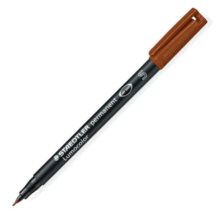 Foliopis permanentny STAEDTLER Lumocolor S 0,4 mm - BRĄZOWY