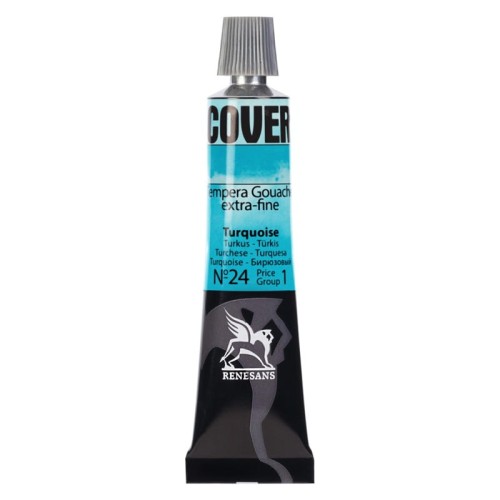 Przejdź do produktu Farba tempera RENESANS Cover 20 ml (24 - turkus)