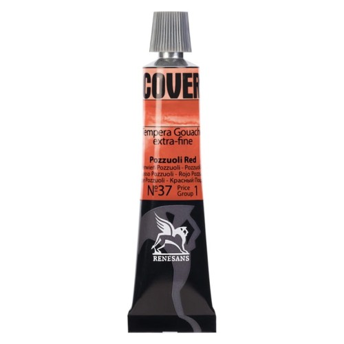 Przejdź do produktu Farba tempera RENESANS Cover 20 ml (37 - czerwień Pozzuoli)