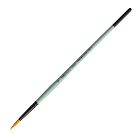 Pędzel syntetyczny złoty - okrągły - RENESANS 1006R - nr 6
