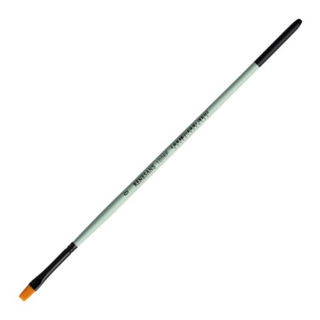 Pędzel syntetyczny złoty - płaski - RENESANS 1006F - nr 0