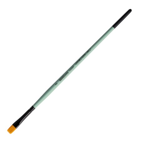 Pędzel syntetyczny złoty - płaski - RENESANS 1006F - nr 2