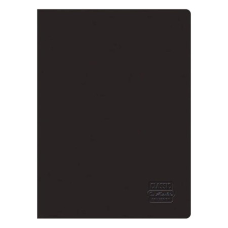 Zeszyt w kratkę A5 HERLITZ Rainbow Classic Collection - 60 kartek - CZARNY