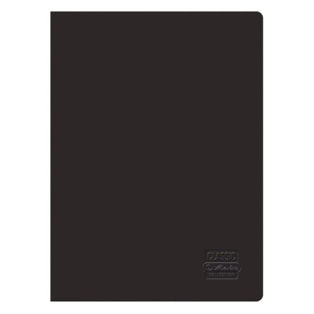 Zeszyt w kratkę B5 HERLITZ Rainbow Classic Collection - 60 kartek - CZARNY