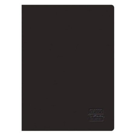 Zeszyt w kratkę A5 HERLITZ Rainbow Classic Collection - 96 kartek - CZARNY