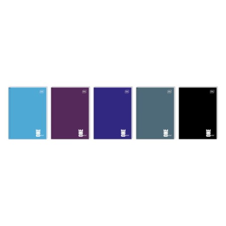 Brulion w kratkę A7 INTERDRUK One Color - 80 kartek