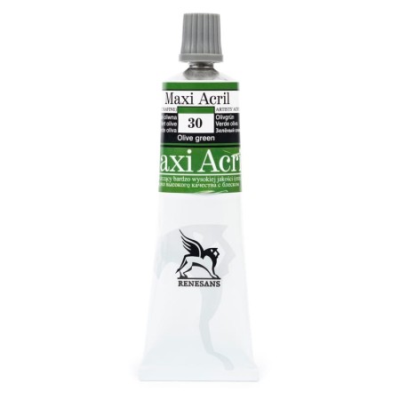 Farba akrylowa RENESANS Maxi Acril 60 ml (30 - zieleń oliwna)