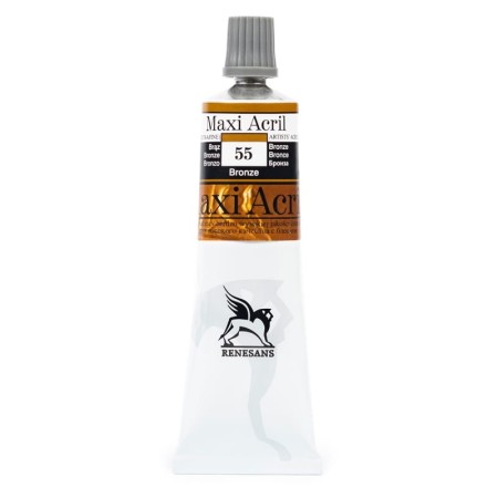 Farba akrylowa RENESANS Maxi Acril 60 ml (55 - brąz)