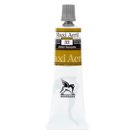 Farba akrylowa RENESANS Maxi Acril 60 ml (33 - zieleń soczysta)