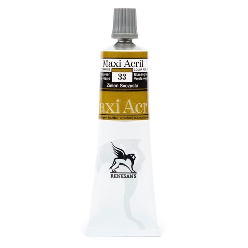 Przejdź do produktu Farba akrylowa RENESANS Maxi Acril 60 ml (33 - zieleń soczysta)