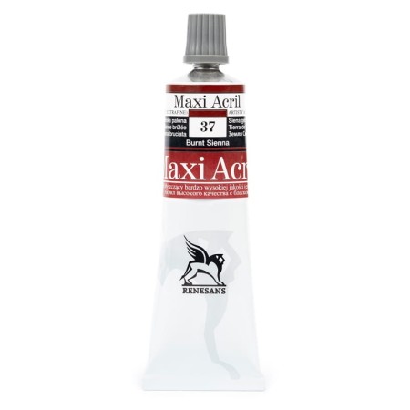 Farba akrylowa RENESANS Maxi Acril 60 ml (37 - ziemia sieneńska palona)