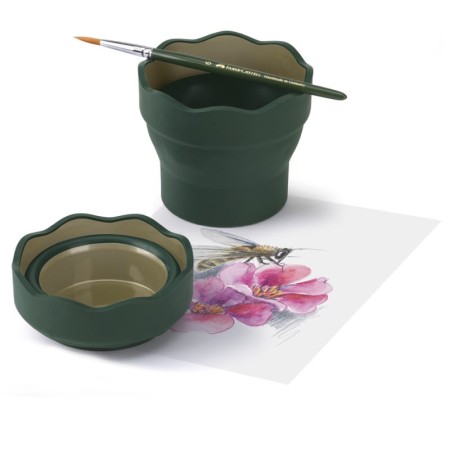 Pojemnik na wodę FABER-CASTELL Clic&Go (zielony)