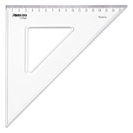 Ekierka ARISTO College 45° - 26 cm