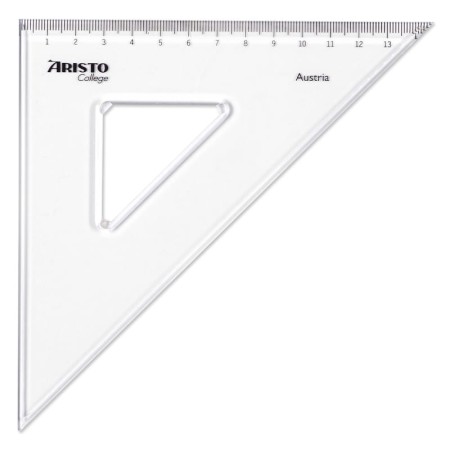 Ekierka ARISTO College 45° - 20 cm