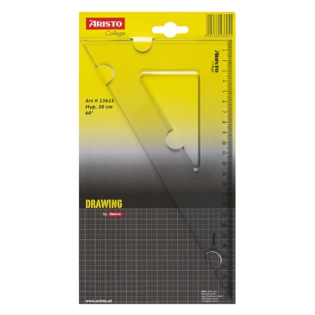 Ekierka ARISTO College 60° - 30 cm