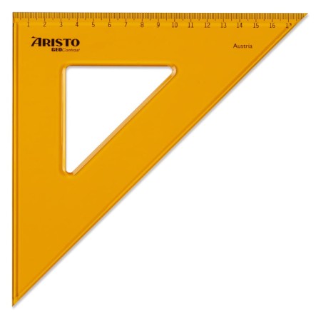 Ekierka ARISTO Contrast 45° - 25 cm