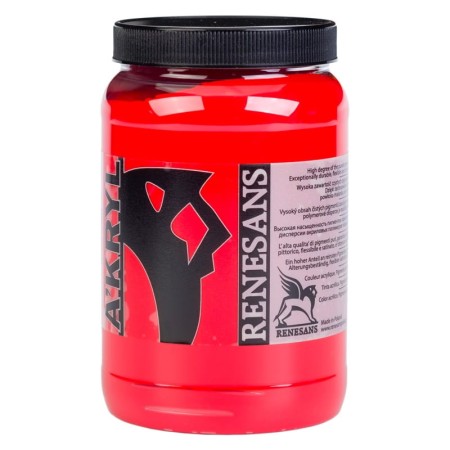 Farba akrylowa RENESANS A'KRYL 500 ml (08 - cynober)