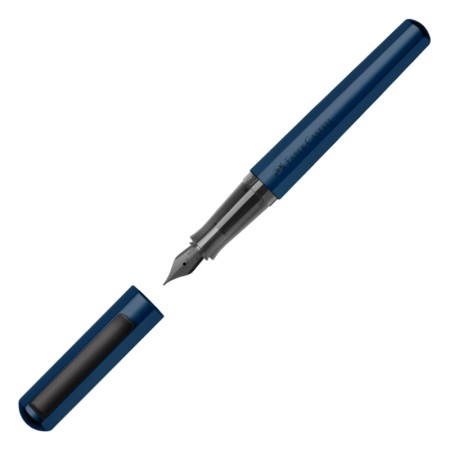 Pióro wieczne FABER-CASTELL Hexo - stalówka M - NIEBIESKIE