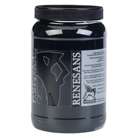 Farba akrylowa RENESANS A'KRYL 500 ml (27 - czerń)