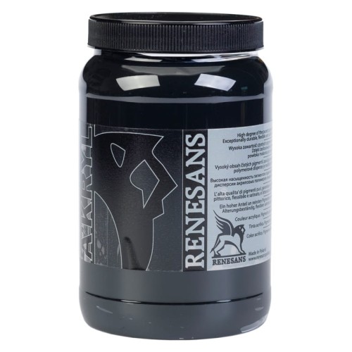 Przejdź do produktu Farba akrylowa RENESANS A'KRYL 500 ml (27 - czerń)