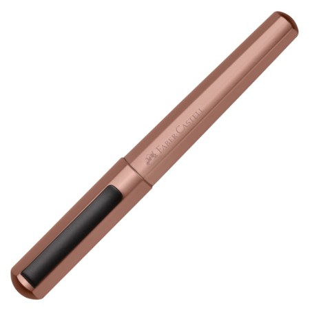 Pióro wieczne FABER-CASTELL Hexo - stalówka F - BRĄZOWE