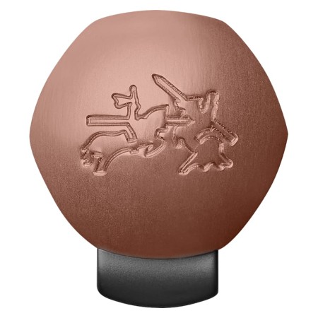 Monogram na skuwce FABER-CASTELL Hexo - BRĄZOWY