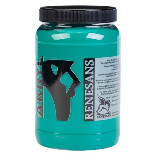 Przejdź do produktu Farba akrylowa RENESANS A'KRYL 500 ml (16 - zieleń ftalo)